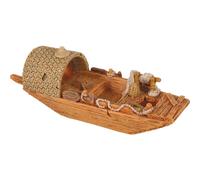 ZOLUX-Décoration pour aquarium en résine coloris marron Zolux pagode Asie modèle 3 trous - Taille S