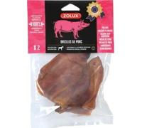Zolux Dried Pork Ear - Dog Treat - 2 X 80g