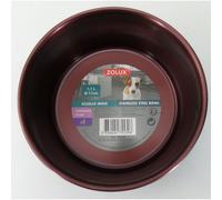 Zolux-Ecuelle Inox 1.1l ? 17 Cm Couleur Rouge Bordeaux Pour Chien-Zo-475539