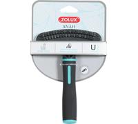 Zolux Étrille double rang 39 dents, 12 x 3 x 17 cm, Gamme ANAH, pour chiens