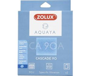 Zolux - Filtre pour Pompe Cascade 90, Filtre CA 90 A Mousse Bleue Medium x2. pour Aquarium. - ZO-330205