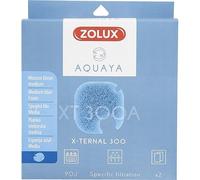 Filtre pour pompe x-ternal 300, filtre XT 300 A mousse bleue medium x2. pour aquarium.