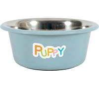 Zolux Gamelle antidérapante pour chien PUPPY 16,5 cm 850 ml, couleur bleue
