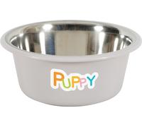 Zolux Gamelle antidérapante pour chien PUPPY 16,5 cm 850 ml, couleur marron clair
