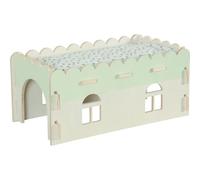 zolux - Grande Extension Maison Bois Cosy 25 x 44 x 20 cm Lapin, Cochon d'Inde et octodon