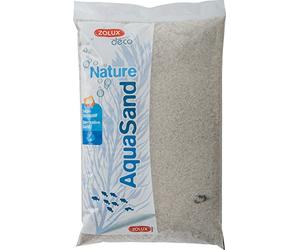 Zolux Gravier Naturel pour Aquarium Quartz Fin de 0,3 à 1,2 mm de Granulométrie 5 kg