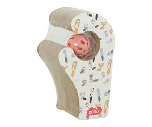 ZOLUX Griffoir pour chat CHATOUILLE patte pliable avec balle et herbe à chat