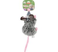 ZOLUX-Jouet peluche sonore rat gris 44x16x14 cm