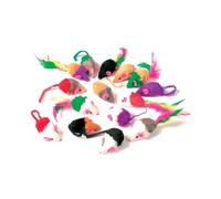 - 24 jouets pour chat Souris en fourrure