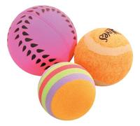ZOLUX - Jouets pour chats 3 boules diverses - 4 cm