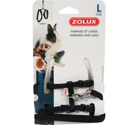 ZOLUX-Kit harnais pour le lapin en nylon coloris noir Zolux - Taille L