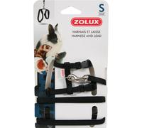 Zolux Casual Kit Harnais pour Petit Mammifère Noir Taille S