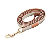Laisse IMAO MAYFAIR. 25 mm. x 1.2 mètre. couleur taupe. pour chien. - - ZO-466767TAU