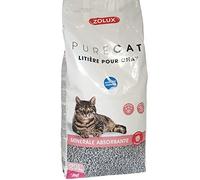 Zolux - Litière Pure Cat minérale absorbante parfumée 20 litres pour Chats