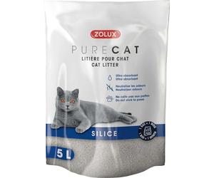 Zolux Litière silice Nature Purecat 5 litres