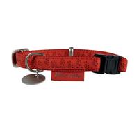 Zolux Mac Leather Adjustable Collar 20mm Red [522040RO]