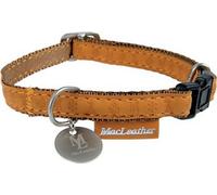 Zolux Mac Leather Collier réglable 20mm Yellow [522040JA]