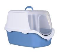 ZOLUX Maison de toilette 54 x 29.5 x 39 cm - Bleu acier - Pour chat