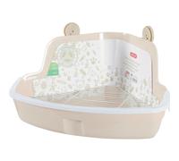 Zolux Maison de Toilette d'angle Rongeur Taille Large Beige 43 x 32 x 20 cm