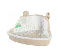 Zolux Maison de Toilette d'angle Rongeur Taille Small Beige 34 x 32 x 14.5 cm