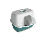 ZOLUX-Maison de toilette pour chat verte avec auvent Zolux Smart - 54,4 x 56 x 39 cm