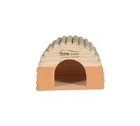 ZOLUX-Maison en bois Home rond taille M orange 21x15x15 cm