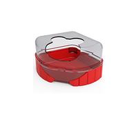1 maison de toilette pour petits rongeurs. Rody3 . couleur rouge. taille 14.3 cm x 10.5 cm x 7 cm . pour rongeur. voir la photo