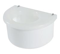 ZOLUX-Mangeoire anti-gaspillage pour les oiseaux en plastique coloris blanc Zolux - 7 x 6 x 4,3 cm