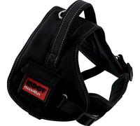 Zolux Moov Harnais Confort Réglable Réflectif pour Chien Coloris Noir Tour de Cou de 42 à 51 cm /Tour de Poitrine de 50 à 66 cm Taille S