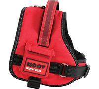 Zolux Moov Harnais Confort Réglable Réflectif pour Chien Coloris Rouge Tour de Cou de 48 à 65 cm/Tour de Poitrine de 62 à 82 cm Taille L
