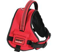 Zolux Moov Harnais Confort Réglable Réflectif pour Chien Coloris Rouge Tour de Cou de 57 à 70 cm/Tour de Poitrine de 76 à 96 cm Taille XL