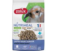 ZOLUX NUTRIMEAL 4 Croquettes pour lapins nains juniors 850 g