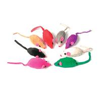 Zolux Pack de 8 Jouets Souris Fourrure pour Chat