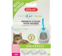 Zolux-Recharge Anti-Odeurs Purecat Fresh. Pour Maison De Toilette De Chat.-Zo-590302