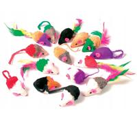 Zolux Set de 24 petites souris pour chats [480412]