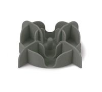 Zolux - Support Anti glouton S ø 13.5 cm Gris Silicone pour Petit Chien
