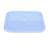 Zolux - Tapis à lécher L Silicone Ventouse 30 x 30 cm Bleu pour Chien