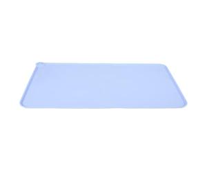 Zolux - Tapis écuelle Silicone Bleu L 55 x 39 cm pour Chien
