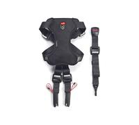Zolux Travel Safe Harnais de Sécurité Auto pour Chien M - Noir - Chiens 14-26kg - Fixation ISOFIX + Top Tether - Système Antidesserrage MASA - Crash-Testé - Ajustable - Confortable - Marque Française