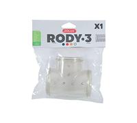 Zolux - Tube T Rody Gris Transparent. Taille ø 5 cm x 9.5 cm x 8 cm. pour Rongeur. - ZO-206028