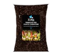 Zoma Terreau Plantes Carnivores de Qualité Supérieure, Terre pour Plantes Carnivores avec Pure Tourbe acide De Sphaigne déjà Hydratée, Perlite expansée, Bark, Sphaigne chilien et Quartzite. Lot de 2 l