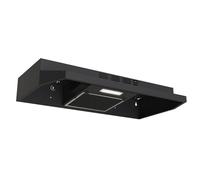 Zomagas Hotte sous armoire de 76,2 cm - Hotte de cuisine convertible avec conduit/sans conduit, hotte d'aération en acier inoxydable avec contrôle à bouton à bascule, ventilateur d'échappement à 2