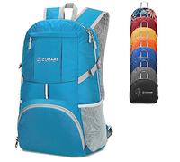 ZOMAKE 35L Sac a Dos Pliable Léger Sac à Dos De Randonnée Packable Daypack Pour Femme Homme Sports Et Plein Air(Bleu Clair)