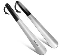 ZOMAKE Chausse-Pied Long 30cm, Acier Inoxydable Brossé et Robuste, Lot de 2