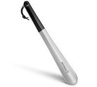 ZOMAKE Chausse-Pied Long en Métal 30CM,Assistant à Chausse Pied Inox pour Hommes,Femmes et Personnes Âgées(1 Pièces Argent)