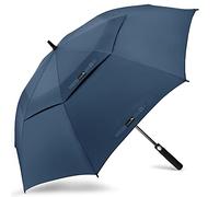ZOMAKE Grand Parapluie de Golf M - Parapluies de Golf Grande Taille 1-2 Personnes Anti Tempete - Extra Large Automatique Umbrella Golf Double Canopée De Homme Femme(Bleu marine)