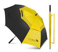ZOMAKE Grand Parapluie de Golf, Parapluie XXL Grande Taille, Anti-Tempête | Extra Large Umbrella, 2 Personnes, Solide et Résistant au Vent, Double Toile Coupe-Vent, Automatique, Homme et Femme, Anti-UV
