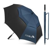 ZOMAKE Grand Parapluie de Golf, Parapluie XXL Grande Taille, Anti-Tempête | Extra Large Umbrella, 2 Personnes, Solide et Résistant au Vent, Double Toile Coupe-Vent, Automatique, Homme et Femme, Anti-UV