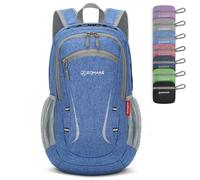 ZOMAKE Petit Sac à Dos Pliable 20L Sac a Dos de Voyage pour Femmes Hommes Sac de Jour Ultra Léger pour Randonnée Marche pour Sports Et Plein Air(Bleu Foncé)