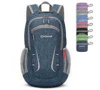 ZOMAKE Petit Sac à Dos Pliable 20L Sac a Dos de Voyage pour Femmes Hommes Sac de Jour Ultra Léger pour Randonnée Marche pour Sports Et Plein Air(Bleu Saphir)